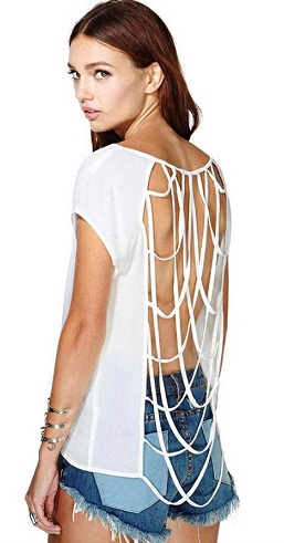 T -shirts med cross cut