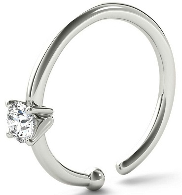 Diamant næse ringbøjler