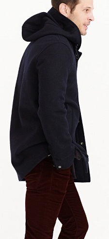 Blazer med hætte til mænd