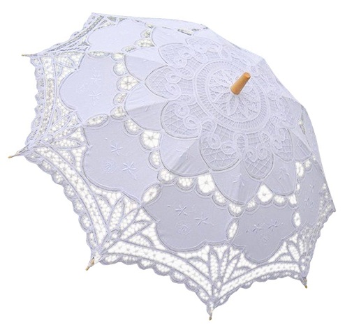 Stílusos csipke esernyő