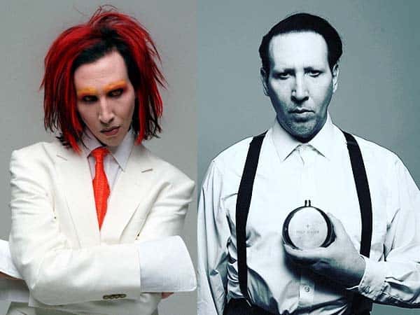 Marilyn Manson Makeup eller ingen makeup 1