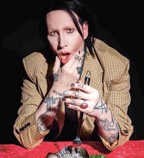 Marilyn Manson a vacsoránál 7