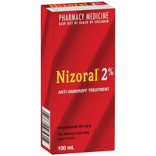 Gyógyszertári gyógyszer Nizoral 2 korpásodás elleni sampon