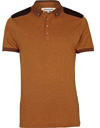 Shoulder Patch Polo T-shirt