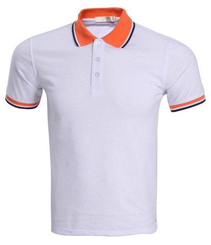 Kontrastfarve krave Polo T-shirt