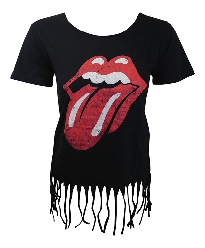 Fringe Rolling Stone T -shirt til kvinder