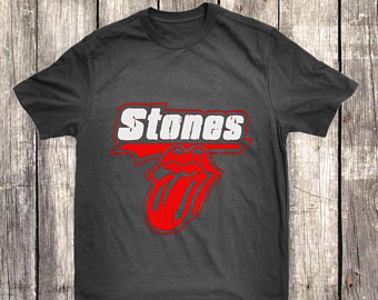 Bandet Rolling Stones T-shirt til mænd