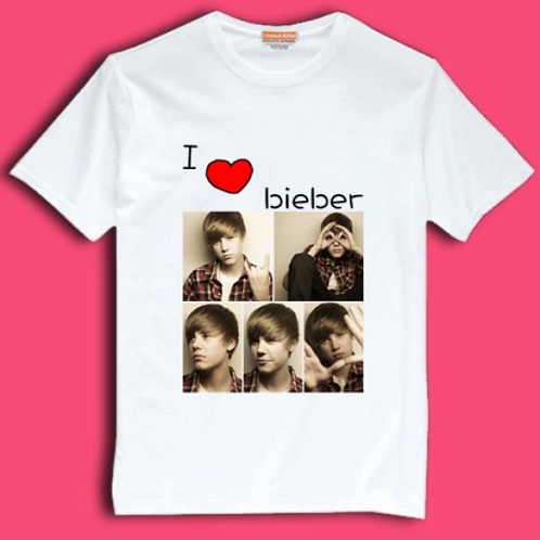 5 billeder Bieber T-shirt