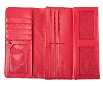 Checkbook Red Wallet