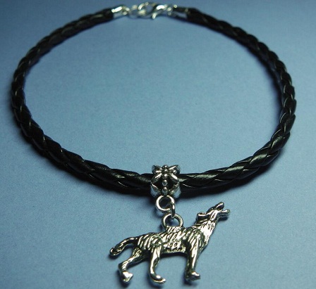 Charms Læder Anklet