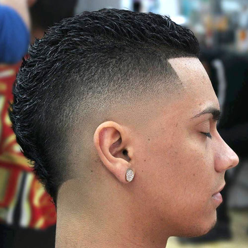 Burst Fade mexicanske hårklipp