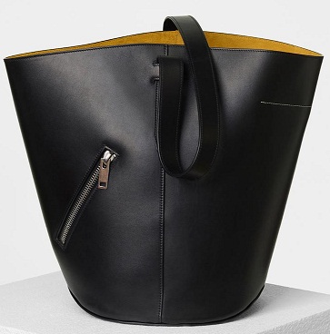 Black Bucket Biker skuldertaske fra Celine