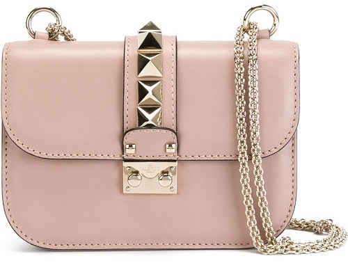 Rózsaszín Valentino zár táska
