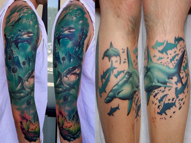 cápa tetoválás