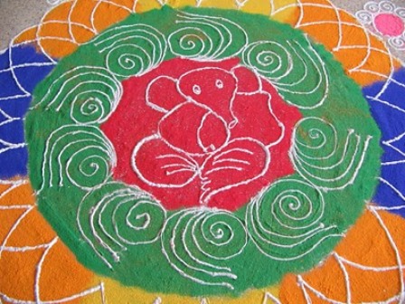 Rangoli designs til lejligheder