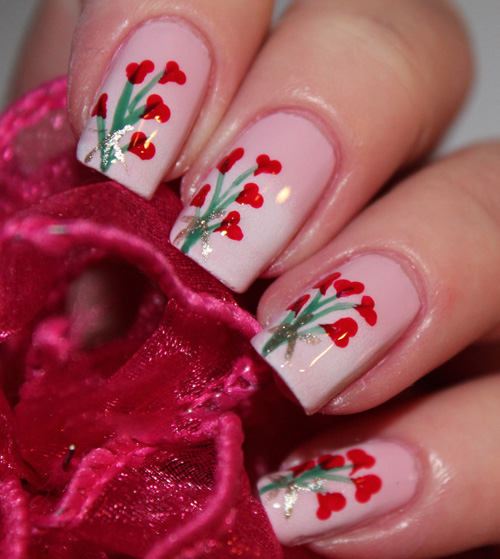 Bouquet Nail Art