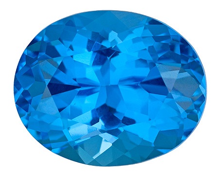 Blue Oval November Birthstone