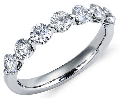Klassisk forlovelsesring i platin