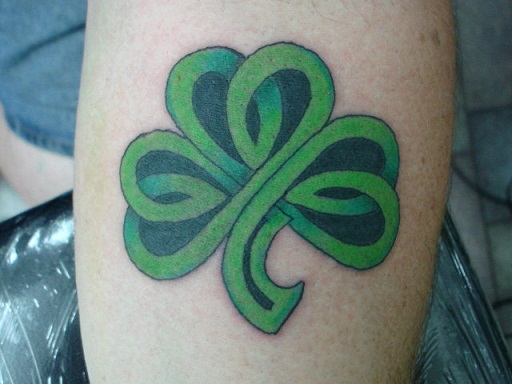 Celtic Clover tatoveringsdesign