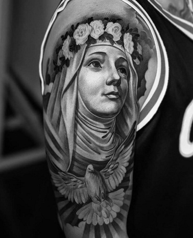Egyszerű Mária Tetoválások