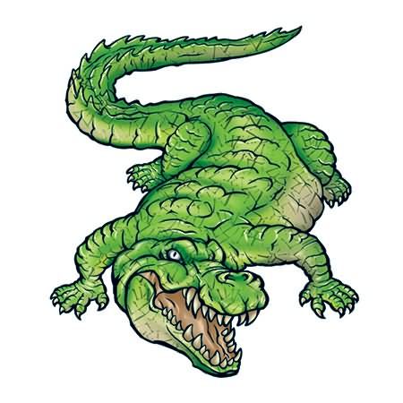 Skræmmende Reptil Tattoo Design