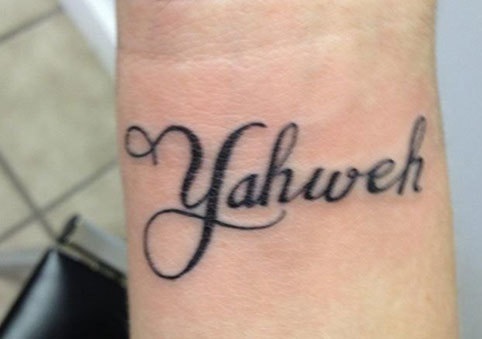 Yahweh tatovering