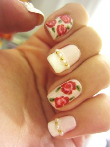Stilfuld Rose Nail Art