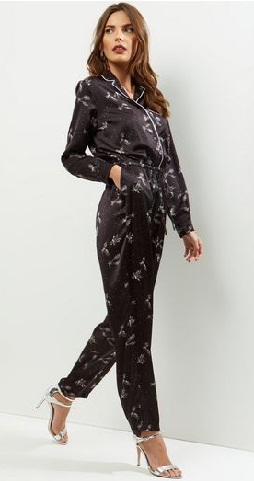 Sort ugleprint jumpsuits