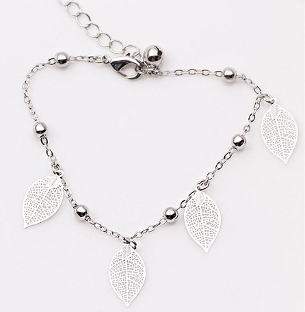 Simple Leaf Anklets til piger
