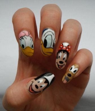 Anders And og figurerne Disney Nails