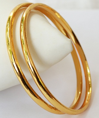 armbånd i almindeligt guld