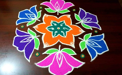 Professzionális 15 Dot Rangoli
