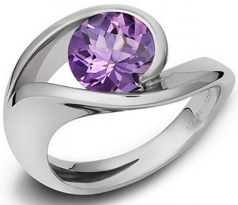 Tervező gyémánt jegygyűrű