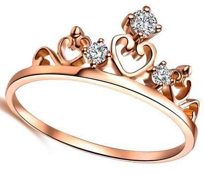 Crown Design Diamond vielsesring