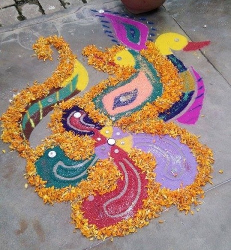 And Rangoli Design til nytår 2021