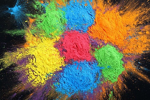 Hindu Rangoli Designs - The Circular Holi Rangoli