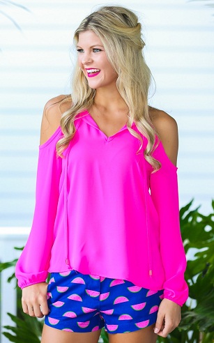 Lys pink top
