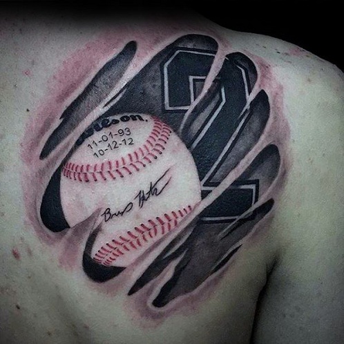 Base Ball Tattoo