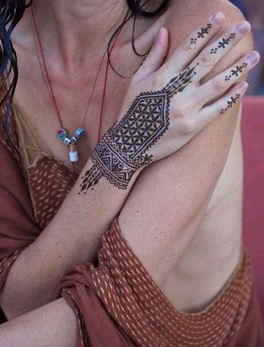 Arabisk mønster Mehendi