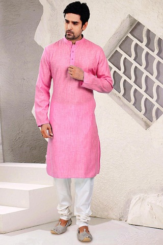 Pink Kurta pyjama