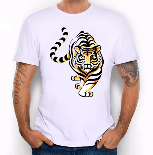 Brugerdefineret grafisk T-shirt