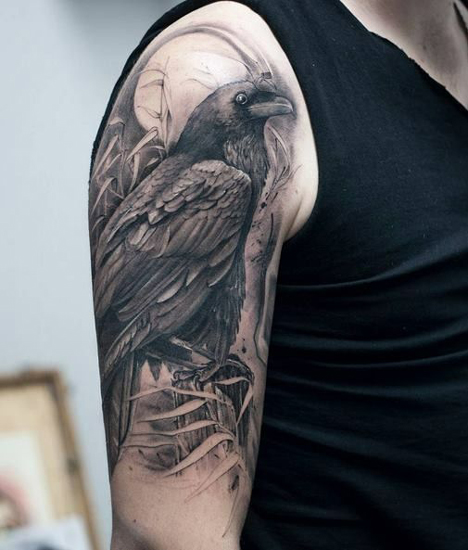 Crow Tattoo Designs til kvinder og mænd 1