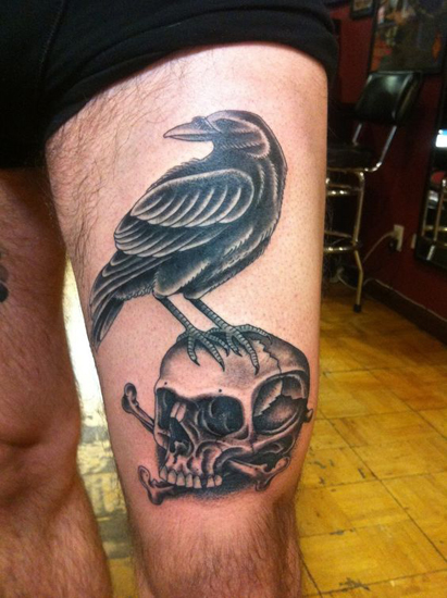 Crow Tattoo Designs til kvinder og mænd 2
