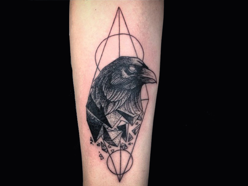 Crow Tattoo Designs til kvinder og mænd