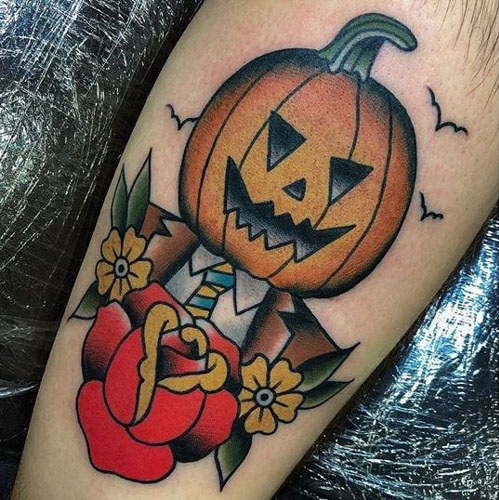 Pumpkin Tattoo Designs 1