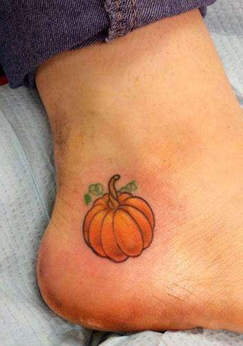 Pumpkin Tattoo Designs 7