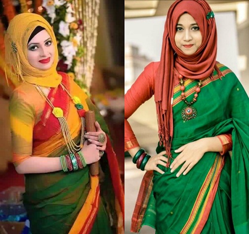 Modern/Party stílusú hidzsáb