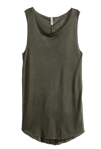 Lang vest top