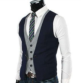 Stilfuld vest med slim fit pasform