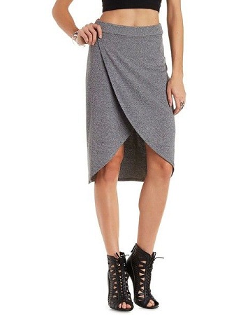 Ribbet Tulip Wrap Nederdel